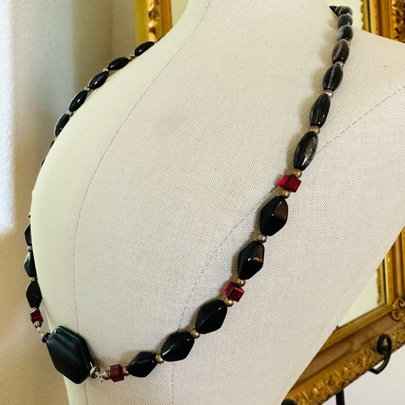 Vintage Semiprecious stone Necklace - Picture 7 of 16